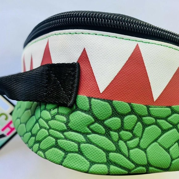 3D Dinosaur Lunch Box Bag with Drink Holder Insulated - Alligator - Picture 3 of 6